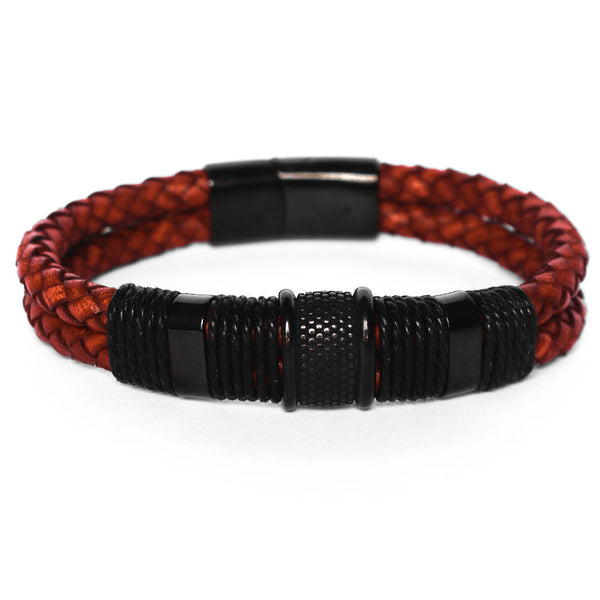 Pulseira de Couro Diplomat Pulseira de Couro LUHEM Acessórios Masculinos   