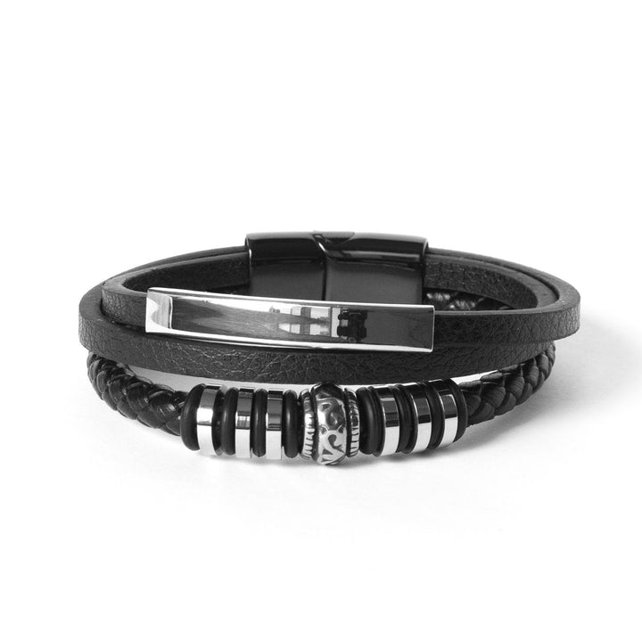 Pulseira de Couro Costello Pulseira de Couro LUHEM Acessórios Masculinos   