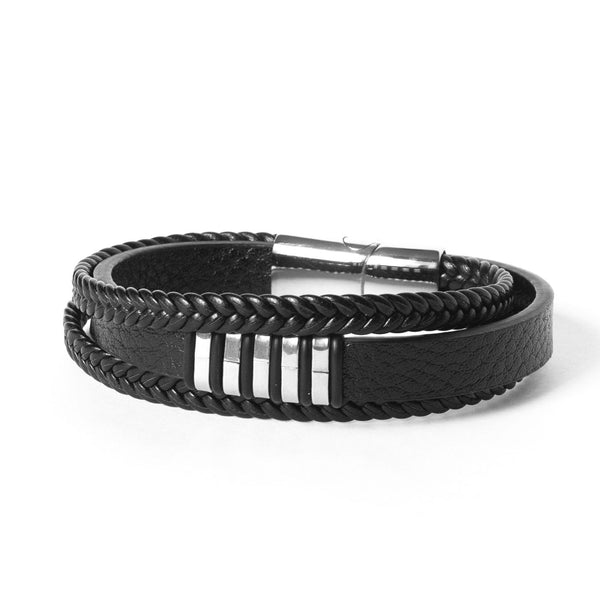 Pulseira de Couro Salvatore Pulseira de Couro LUHEM Acessórios Masculinos   